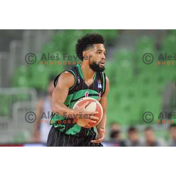 Scott Reynolds of Petrol Olimpija in action during 2018-2019 ABA league basketball match between Petrol Olimpija and Zadar in SRC Stozice on October 14, 2018
