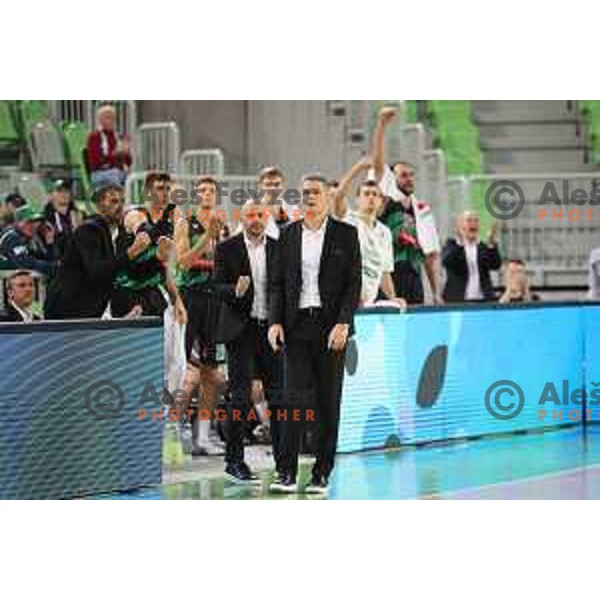 Zoran Martic of Petrol Olimpija in action during 2018-2019 ABA league basketball match between Petrol Olimpija and Zadar in SRC Stozice on October 14, 2018