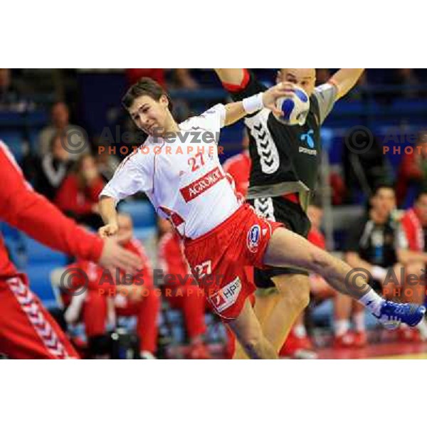 Norway, Stavanger, 23/01/2008. Ivan CUPIC (27) during the second European Handball Championship match against Montenegro.