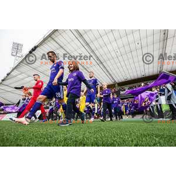 Mitja Viler of Maribor prior to soccer match between Maribor and Domzale, Round 1 of Slovenian Cup 2018/19 quarterfinal, played in Ljudski vrt, Maribor, Slovenia on October 23, 2018