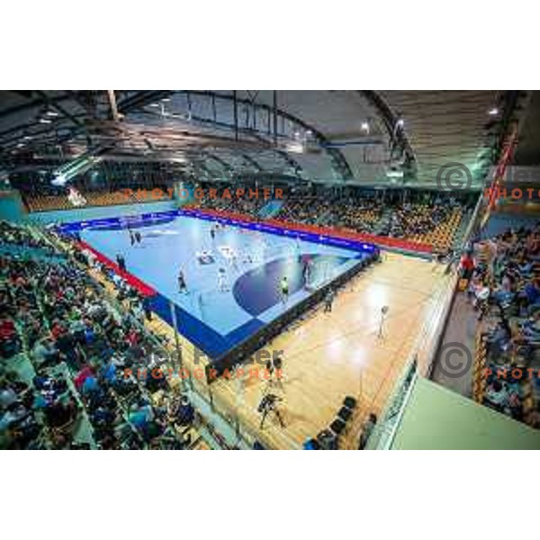 Dvorana Lukna during handball match between Slovenia and Latvia, Round 1 of European Championship 2020 qualifier, played in Lukna, Maribor, Slovenia on October 24, 2018
