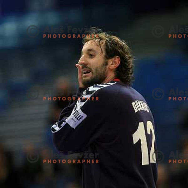 Norway, Stavanger, 24/01/2008. Golub DOKNIC (12) during European Handball Championship main round match Poland - Montenegro.