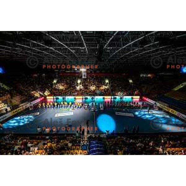 Arena Zlatorog during handball match between Celje PL and HC Motor Zaporozhye, Velux EHF Champions League 2018/19, played in Zlatorog Arena, Celje, Slovenia on November 4, 2018
