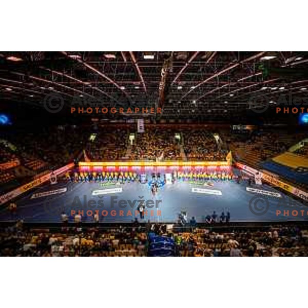 Arena Zlatorog during handball match between Celje PL and HC Motor Zaporozhye, Velux EHF Champions League 2018/19, played in Zlatorog Arena, Celje, Slovenia on November 4, 2018