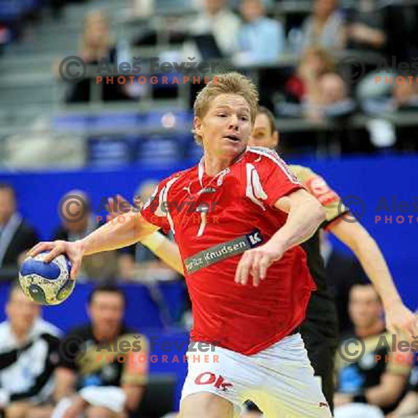 Norway, Lillehammer, 26/01/2008. Jesper JENSEN (7) during European Handball Championship semifinal match Denmark - Germany.