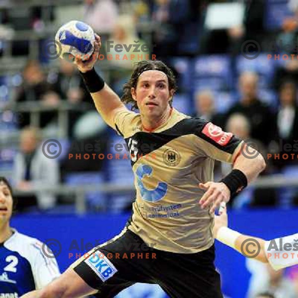 Norway, Lillehammer, 27/01/2008. Torsten JANSEN (15) during the European Handball Championship 3/4 place ranking match Germany - France.