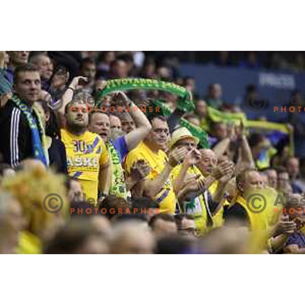 in action during handball match between Celje Pivovarna Lasko (SLO) and Zagreb (CRO) in Velux EHF Champions League 2018/19, played in Zlatorog Arena, Celje, Slovenia on November 18, 2018