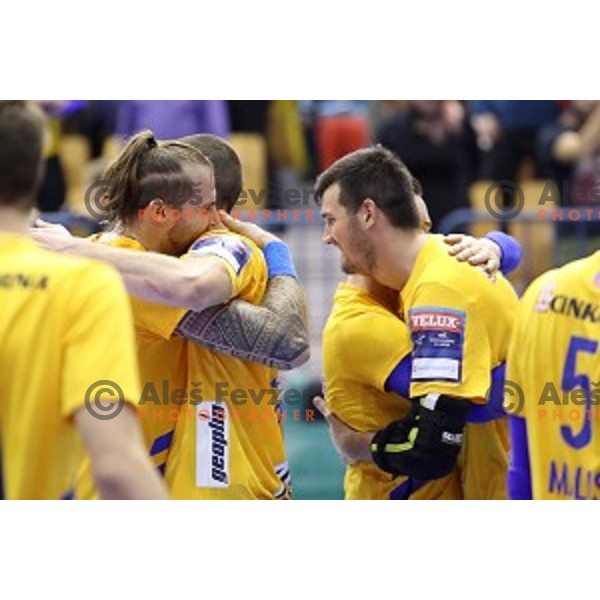 William Accambray during handball match between Celje Pivovarna Lasko (SLO) and Zagreb (CRO) in Velux EHF Champions League 2018/19, played in Zlatorog Arena, Celje, Slovenia on November 18, 2018