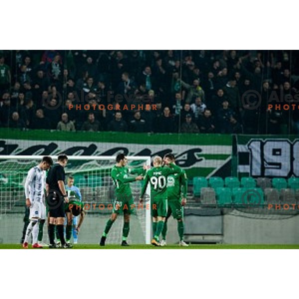 Branko Ilic in action during Prva liga Telekom Slovenije football match between Olimpija and Mura in Arena Stozice, Ljubljana, Slovenia on November 23, 2018