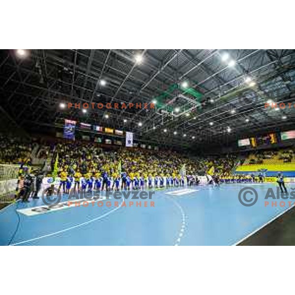 Arena Zlatorog during handball match between Celje PL and Nantes, Velux EHF Champions League 2018/19, played in Zlatorog Arena, Celje, Slovenia on December 2, 2018
