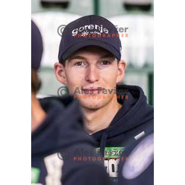 Slovenia ski jumping team press conference in Lasko, Slovenia on December 4, 2018