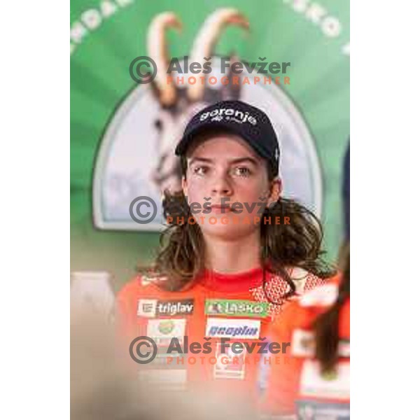 Slovenia ski jumping team press conference in Lasko, Slovenia on December 4, 2018