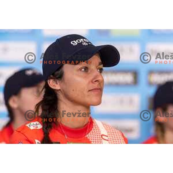 Slovenia ski jumping team press conference in Lasko, Slovenia on December 4, 2018