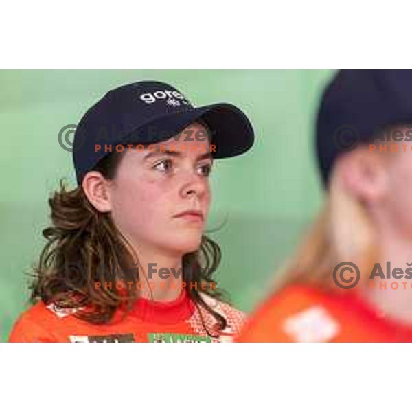 Slovenia ski jumping team press conference in Lasko, Slovenia on December 4, 2018