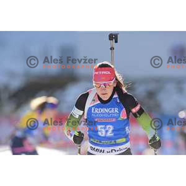 Ladies 15 km Individual at Pokljuka World Cup Biathlon race, Slovenia on December 6, 2018