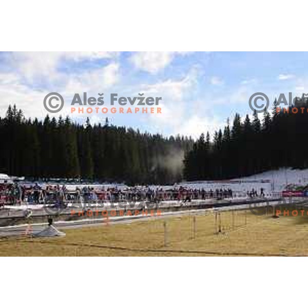Ladies 15 km Individual at Pokljuka World Cup Biathlon race, Slovenia on December 6, 2018