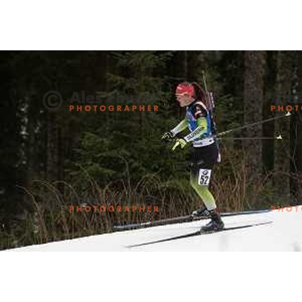 Ladies 15 km Individual at Pokljuka World Cup Biathlon race, Slovenia on December 6, 2018