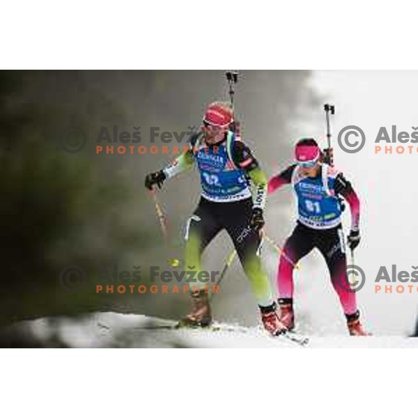 Ladies 15 km Individual at Pokljuka World Cup Biathlon race, Slovenia on December 6, 2018