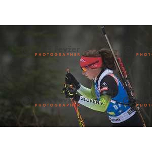 Ladies 15 km Individual at Pokljuka World Cup Biathlon race, Slovenia on December 6, 2018