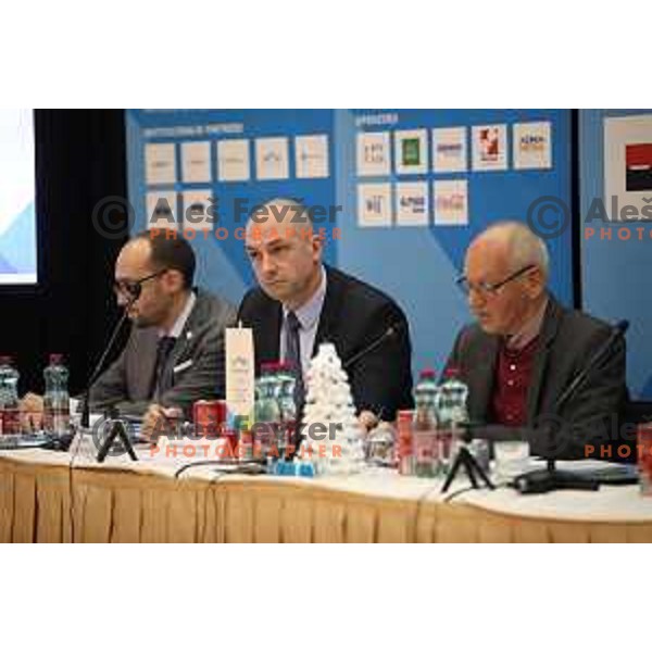 Blaz Perko at General Assembly of Slovenian Olympic Committee (OKS) in hotel Union, Ljubljana, Slovenia on December 16, 2018