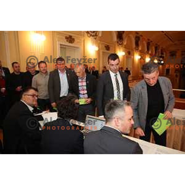 General Assembly of Slovenian Olympic Committee (OKS) in hotel Union, Ljubljana, Slovenia on December 16, 2018