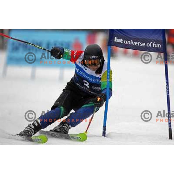 Milan Pecovnik Pidzi during first run of HIT Ski Legends Challenge by Jure Kosir in Kranjska gora, Slovenia 2.2.2008. Photo by Ales Fevzer 