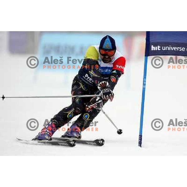 during first run of HIT Ski Legends Challenge by Jure Kosir in Kranjska gora, Slovenia 2.2.2008. Photo by Ales Fevzer 