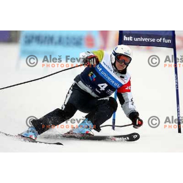 during first run of HIT Ski Legends Challenge by Jure Kosir in Kranjska gora, Slovenia 2.2.2008. Photo by Ales Fevzer 