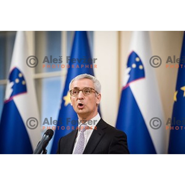 Jernej Pikalo during Reception for the best Slovenian sportsmen and sportswoman in the year 2018 held by the president of Slovenia and minister of Education, Science and Sport in Ljubljana on December 19,2018
