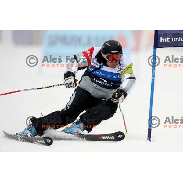 Mitja Otorepec during first run of HIT Ski Legends Challenge by Jure Kosir in Kranjska gora, Slovenia 2.2.2008. Photo by Ales Fevzer 