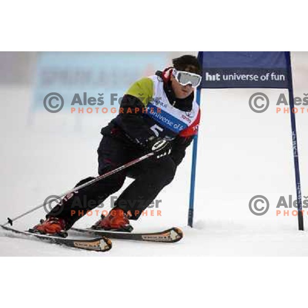during first run of HIT Ski Legends Challenge by Jure Kosir in Kranjska gora, Slovenia 2.2.2008. Photo by Ales Fevzer 