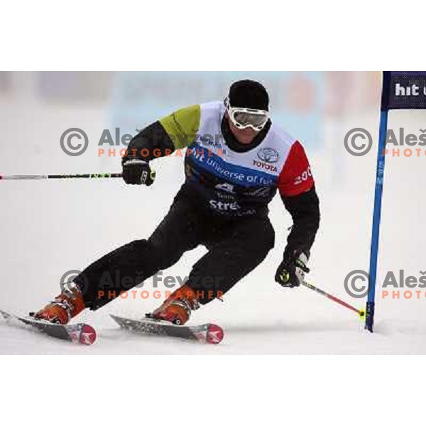 Bostjan Furman during first run of HIT Ski Legends Challenge by Jure Kosir in Kranjska gora, Slovenia 2.2.2008. Photo by Ales Fevzer 