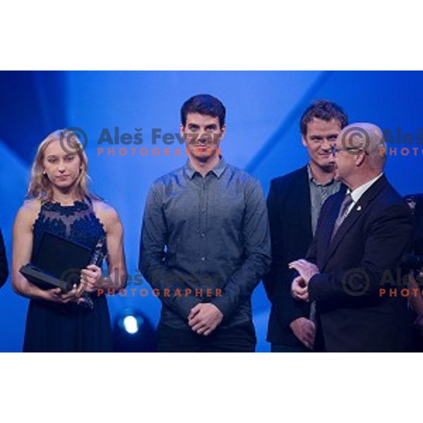 Zan Kosir at Sportsman of Slovenia of the year 2018, Gala-night in Cankarjev Dom, Ljubljana on December 19, 2018
