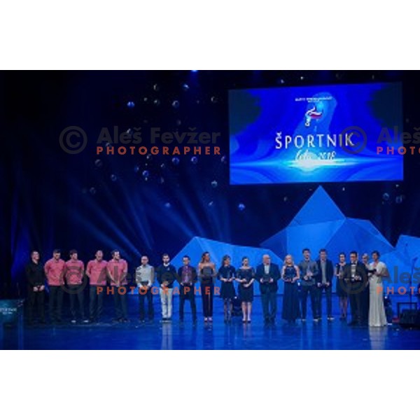 Sportsman of Slovenia of the year 2018, Gala-night in Cankarjev Dom, Ljubljana on December 19, 2018