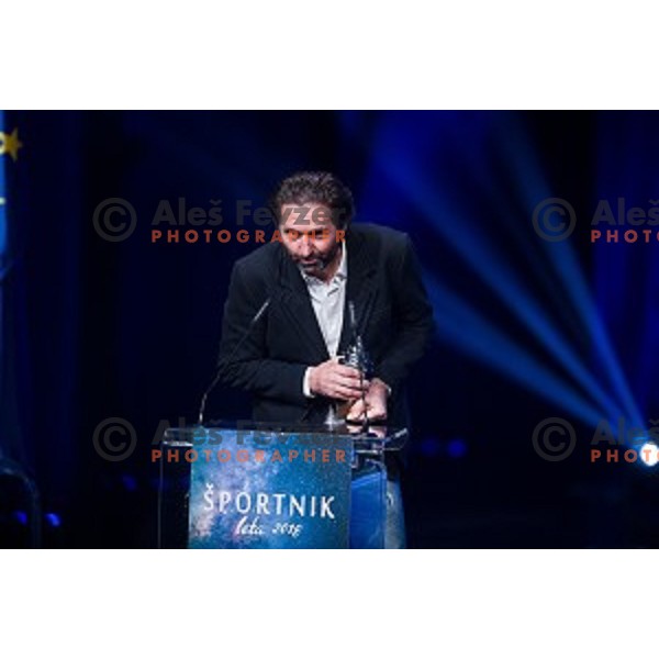 Andrea Massi at Sportsman of Slovenia of the year 2018, Gala-night in Cankarjev Dom, Ljubljana on December 19, 2018