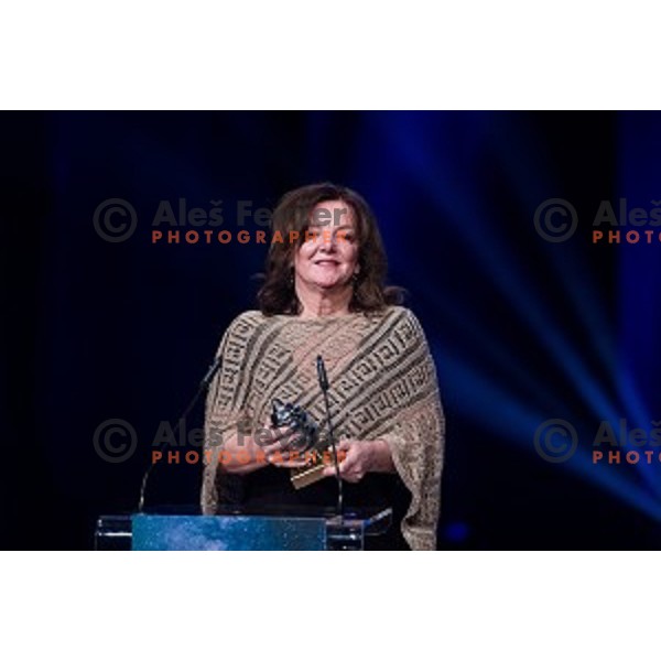 Marta Bon at Sportsman of Slovenia in the year 2018, Gala-night in Cankarjev Dom, Ljubljana on December 19, 2018