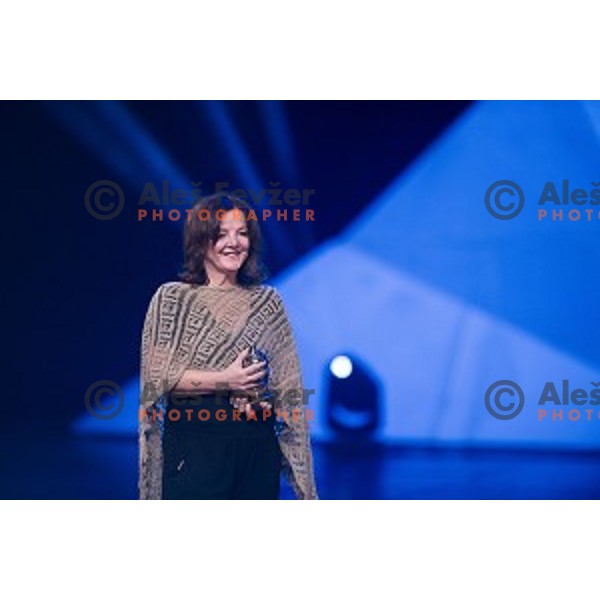 Marta Bon at Sportsman of Slovenia in the year 2018, Gala-night in Cankarjev Dom, Ljubljana on December 19, 2018