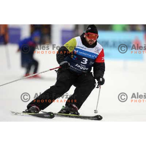 Ivan Zeljkovic during first run of HIT Ski Legends Challenge by Jure Kosir in Kranjska gora, Slovenia 2.2.2008. Photo by Ales Fevzer 