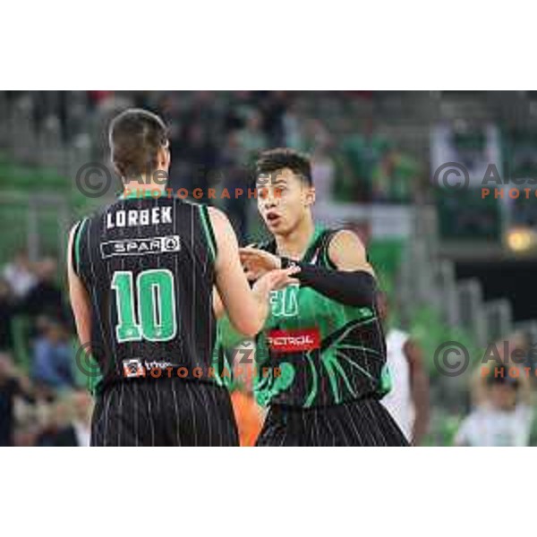 Issuf Sanon in action during ABA league basketball match between Petrol Olimpija and Paetizan NIS in SRC Stozice, Ljubljana on December 29, 2018