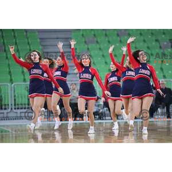 action during ABA league basketball match between Petrol Olimpija and Paetizan NIS in SRC Stozice, Ljubljana on December 29, 2018