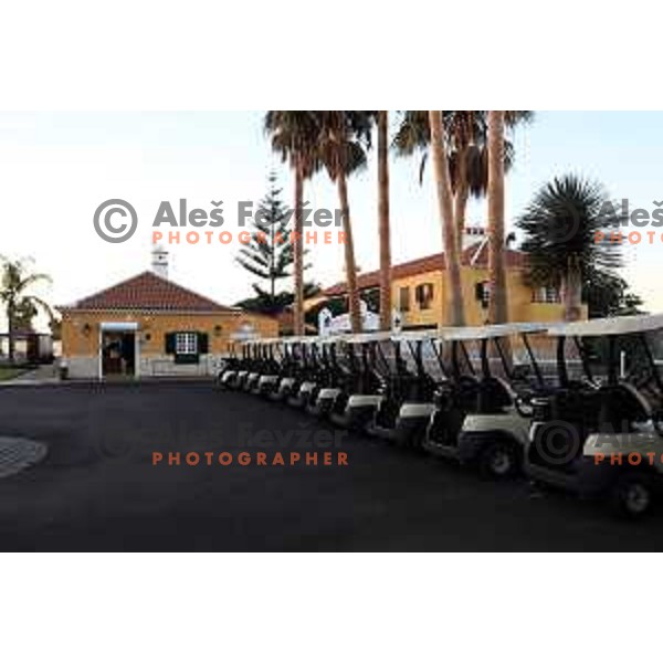 Golf Sur was built on volcanic soil 1987 and has 27 holes close to the sea at Tenerife, Canary Islands on November 29, 2018