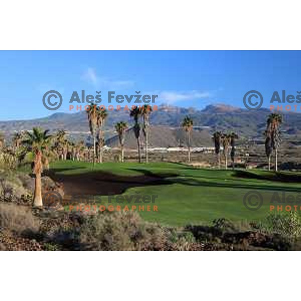 Golf Sur was built on volcanic soil 1987 and has 27 holes close to the sea at Tenerife, Canary Islands on November 29, 2018
