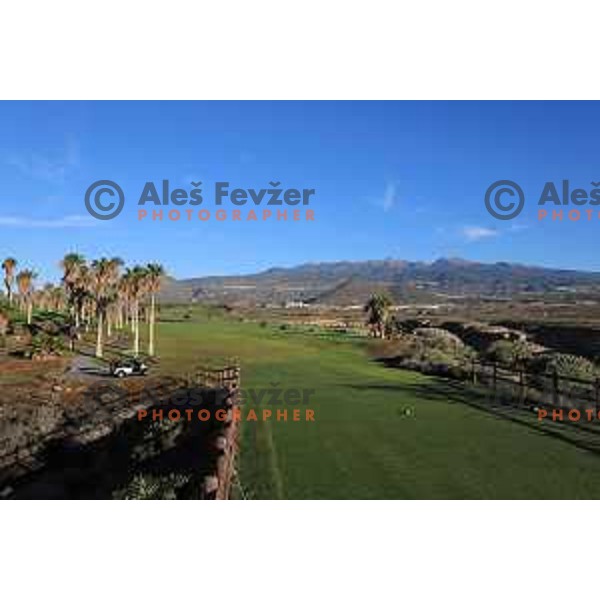 Golf Sur was built on volcanic soil 1987 and has 27 holes close to the sea at Tenerife, Canary Islands on November 29, 2018