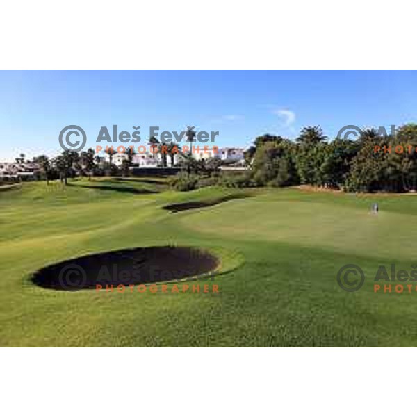 Golf Sur was built on volcanic soil 1987 and has 27 holes close to the sea at Tenerife, Canary Islands on November 29, 2018