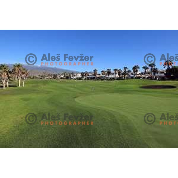 Golf Sur was built on volcanic soil 1987 and has 27 holes close to the sea at Tenerife, Canary Islands on November 29, 2018