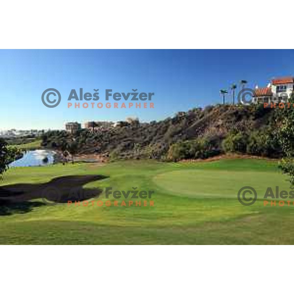 Golf Sur was built on volcanic soil 1987 and has 27 holes close to the sea at Tenerife, Canary Islands on November 29, 2018