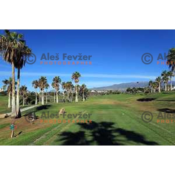 Golf Sur was built on volcanic soil 1987 and has 27 holes close to the sea at Tenerife, Canary Islands on November 29, 2018
