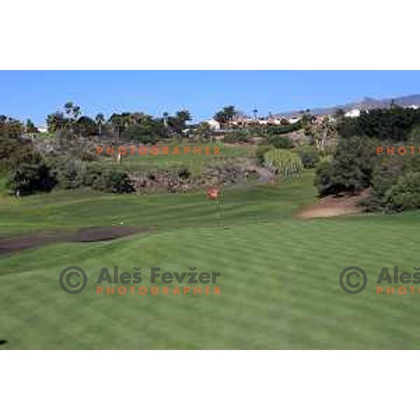 Golf Sur was built on volcanic soil 1987 and has 27 holes close to the sea at Tenerife, Canary Islands on November 29, 2018