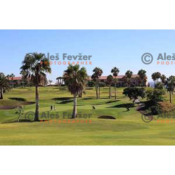 Golf Sur was built on volcanic soil 1987 and has 27 holes close to the sea at Tenerife, Canary Islands on November 29, 2018