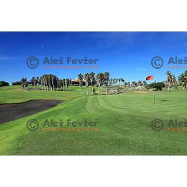 Golf Sur was built on volcanic soil 1987 and has 27 holes close to the sea at Tenerife, Canary Islands on November 29, 2018